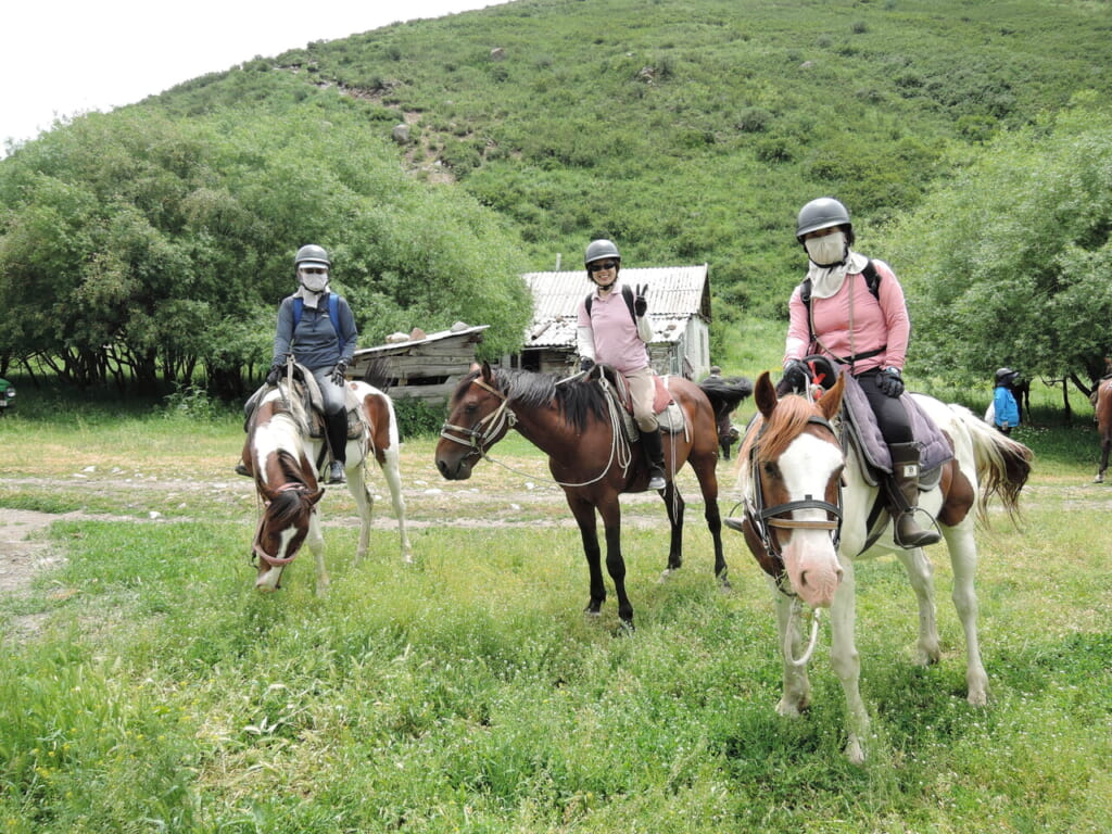 3日間共にする相棒の馬と